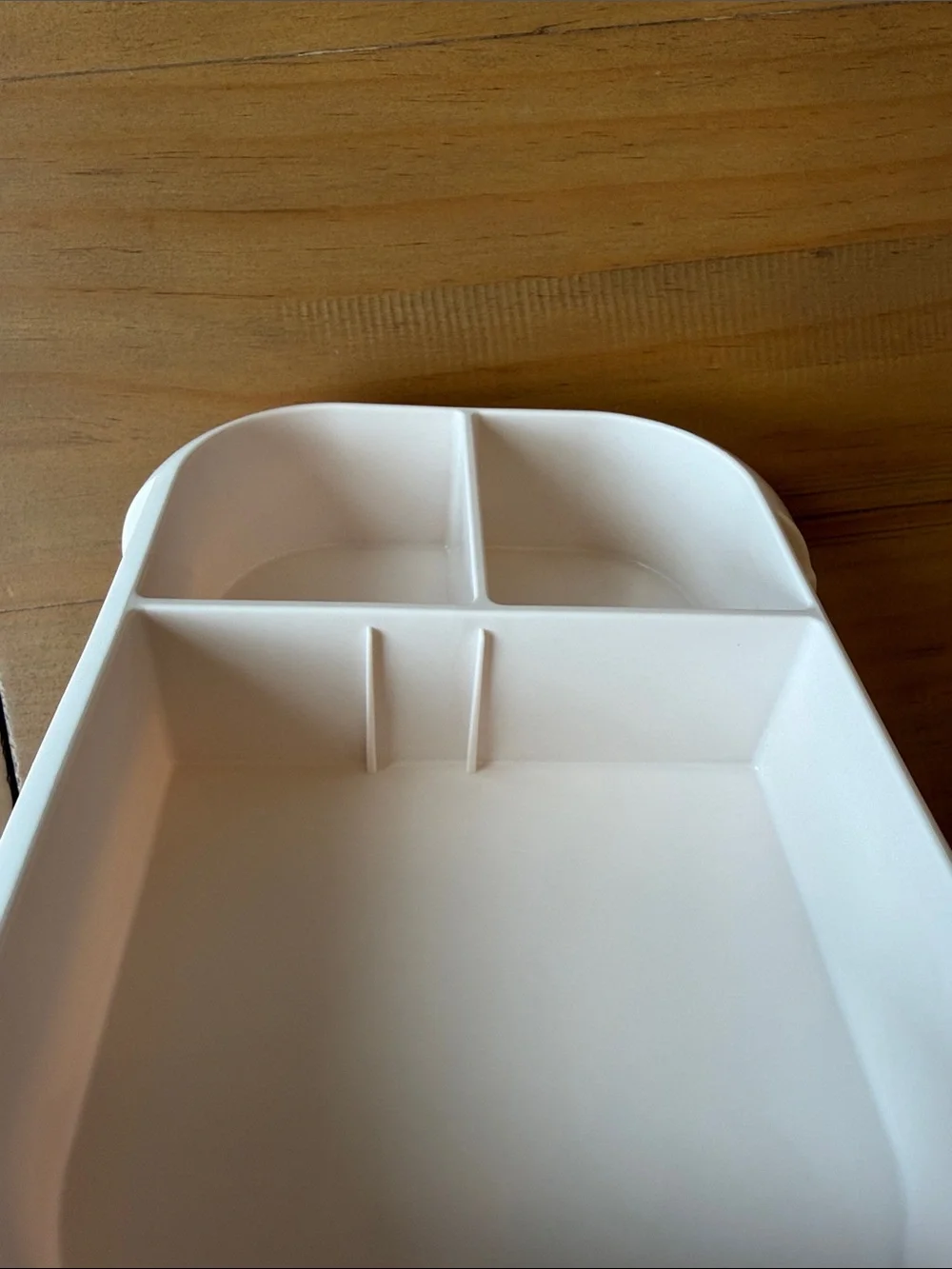 Minimalist White Bento Box Tray